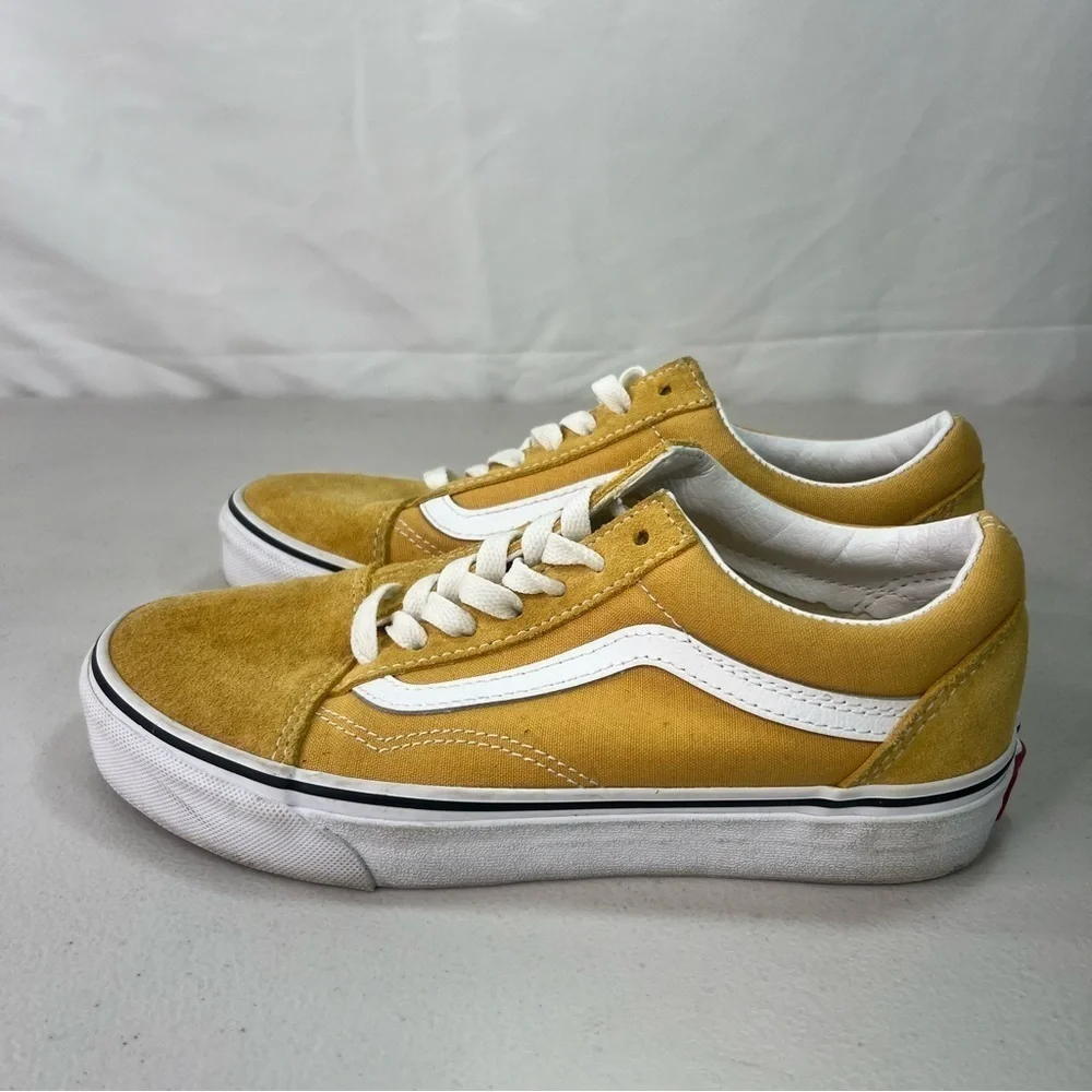 Vans Old Skool Suede Mustard Yellow Unisex Shoe Size 6.5 or 5 #1107